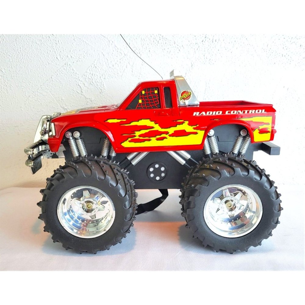 ECHO Racing Team Buffalo RC Monster Truck Car 11' Red vintage ford chevy